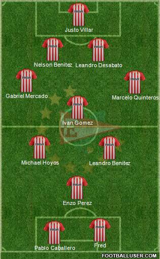 Estudiantes de La Plata Formation 2012