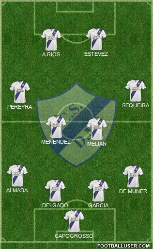 Deportivo Merlo football formation