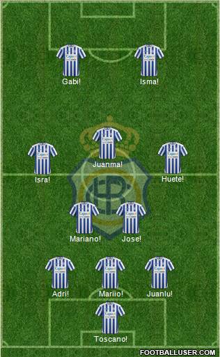 R.C. Recreativo de Huelva S.A.D. Formation 2012