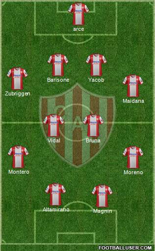 Unión de Santa Fe Formation 2012