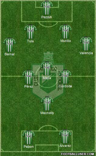 CDC Atlético Nacional Formation 2012
