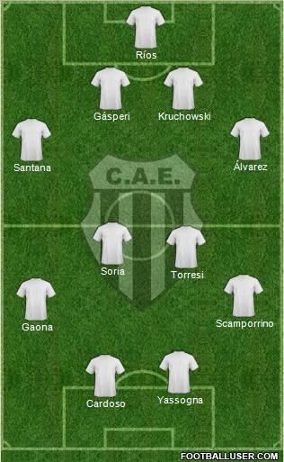 Estudiantes de Buenos Aires Formation 2012