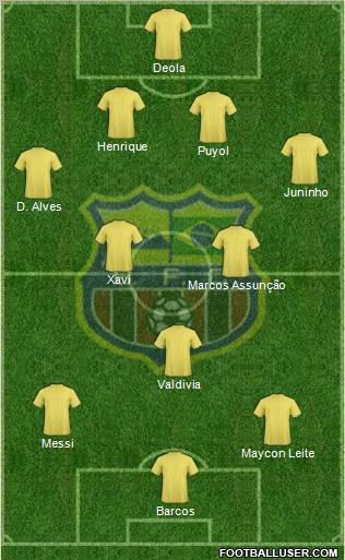Barcelona FC (RJ) Formation 2012