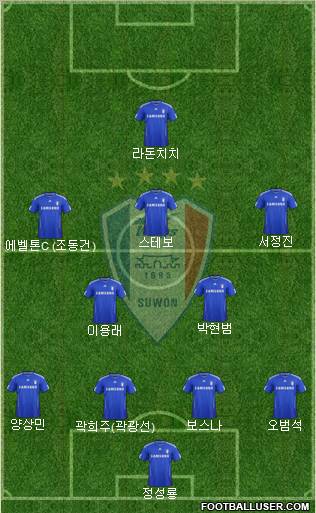 Suwon Samsung Blue Wings Formation 2012