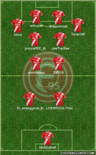 Fortuna Düsseldorf Formation 2012