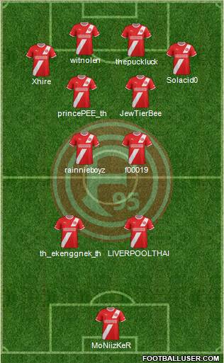 Fortuna Düsseldorf football formation