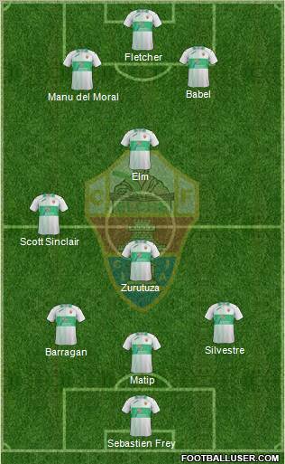 Elche C.F., S.A.D. Formation 2012