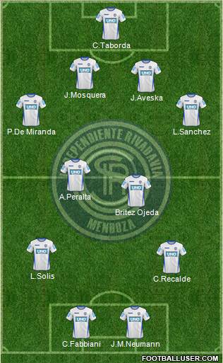 Independiente Rivadavia de Mendoza Formation 2012