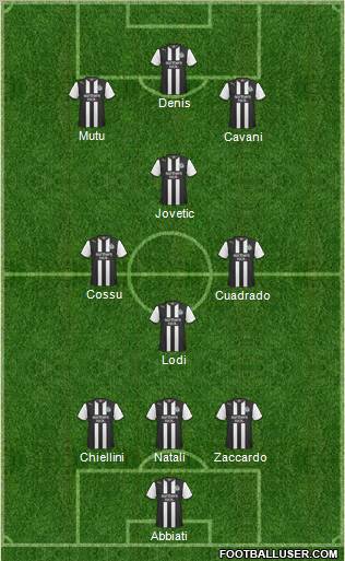 Newcastle United Formation 2012
