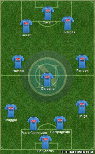 Napoli Formation 2012