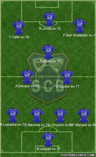 Sporting Club Bastia Formation 2012
