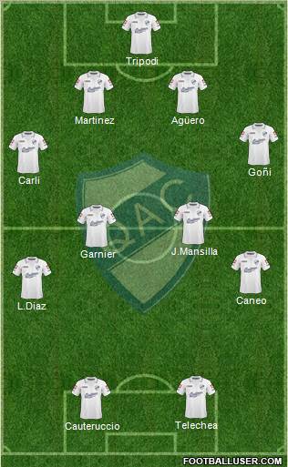 Quilmes football formation