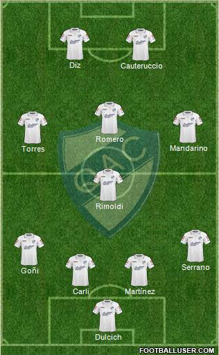 Quilmes football formation