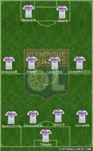 Olympique Lyonnais Formation 2012