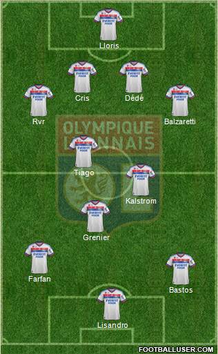 Olympique Lyonnais Formation 2012