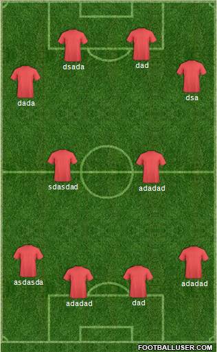 World Cup 2010 Team Formation 2012
