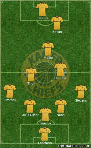 Kaizer Chiefs Formation 2012