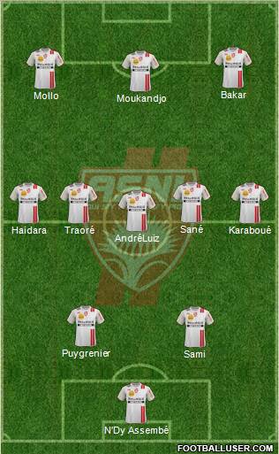 A.S. Nancy Lorraine Formation 2012