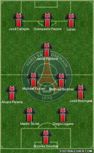 Paris Saint-Germain Formation 2012