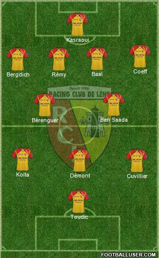 Racing Club de Lens Formation 2012