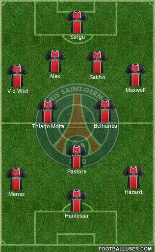 Paris Saint-Germain Formation 2012