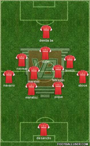 Vejle Boldklub Formation 2012