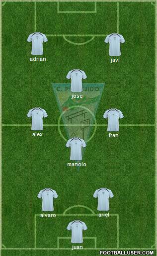 C.P. Ejido S.A.D. Formation 2012