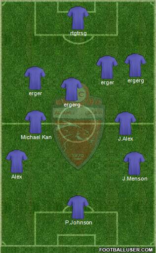 Al-Ahli (UAE) Formation 2012