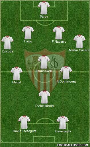 Sevilla F.C., S.A.D. Formation 2012