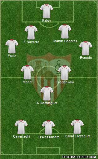 Sevilla F.C., S.A.D. Formation 2012