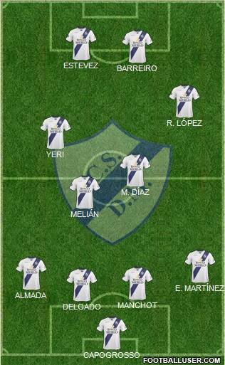 Deportivo Merlo football formation