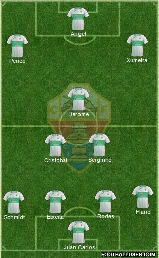 Elche C.F., S.A.D. Formation 2012