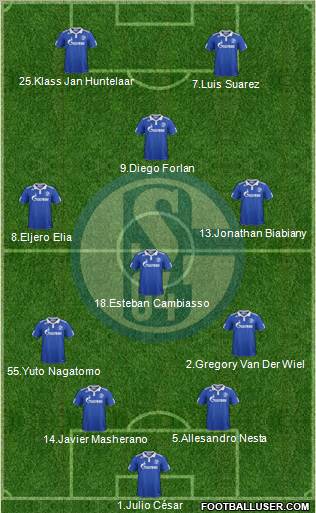FC Schalke 04 Formation 2012