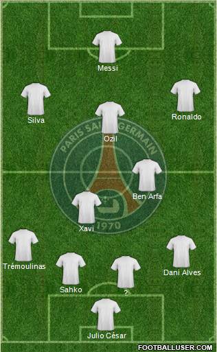 Paris Saint-Germain Formation 2012