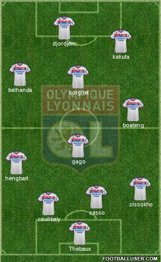 Olympique Lyonnais Formation 2012