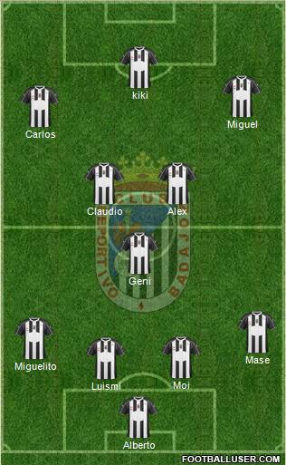 C.D. Badajoz S.A.D. Formation 2012