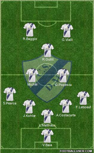 Deportivo Merlo football formation