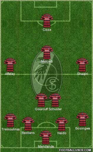 SC Freiburg Formation 2012
