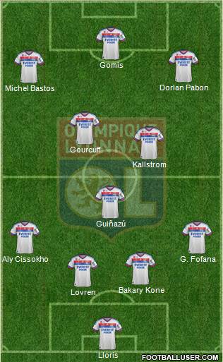 Olympique Lyonnais Formation 2012