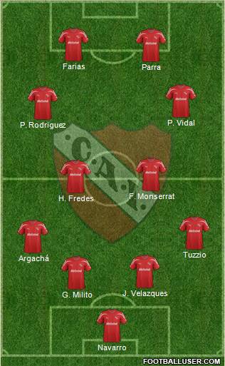 Independiente Formation 2012