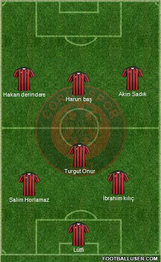Çorumspor Formation 2012