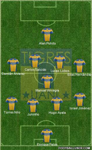 Club Universitario de Nuevo León Formation 2012