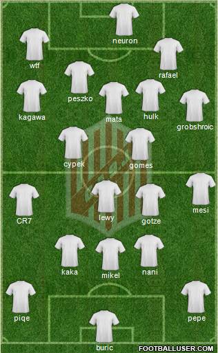 9 de Julio Formation 2012