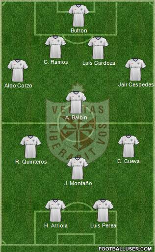 CDU San Martín de Porras S.A. football formation