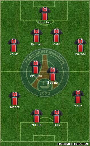 Paris Saint-Germain Formation 2012