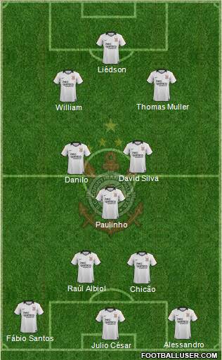 SC Corinthians Paulista Formation 2012