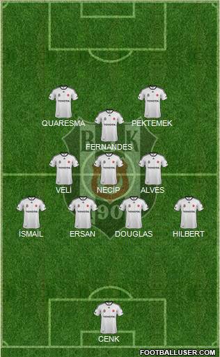Besiktas JK Formation 2012