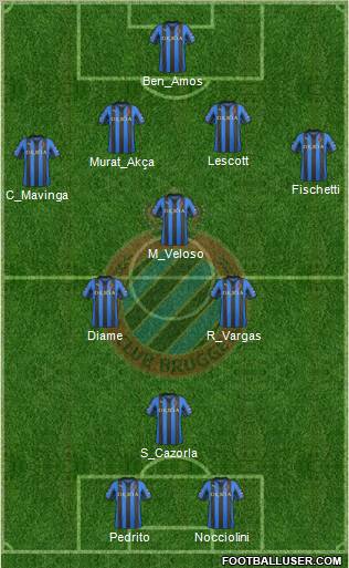 Club Brugge KV Formation 2012