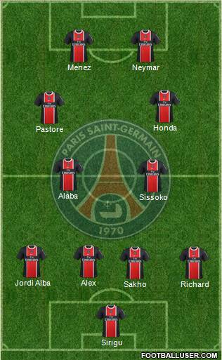 Paris Saint-Germain Formation 2012