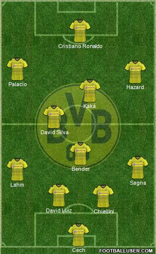 Borussia Dortmund Formation 2012